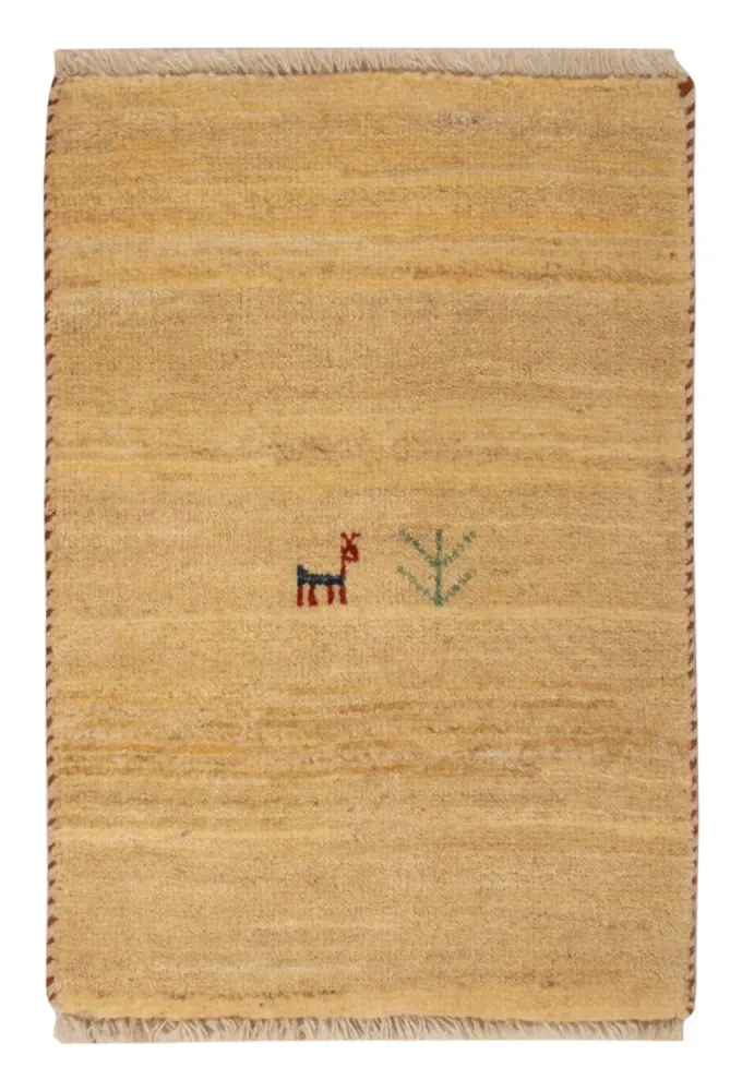 Gabbeh teppe - Loribaft persisk teppe - 60 x 40 cm - krem