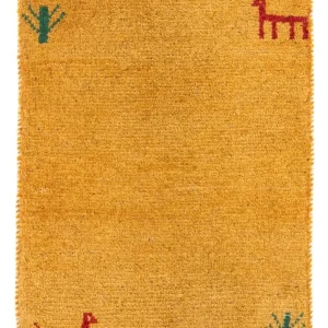 Gabbeh teppe - Loribaft persisk teppe - 60 x 40 cm - oransje