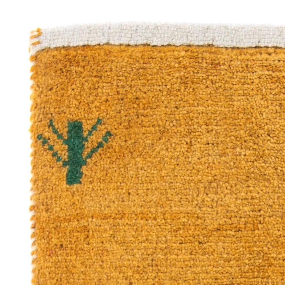 Gabbeh teppe - Loribaft persisk teppe - 60 x 40 cm - oransje