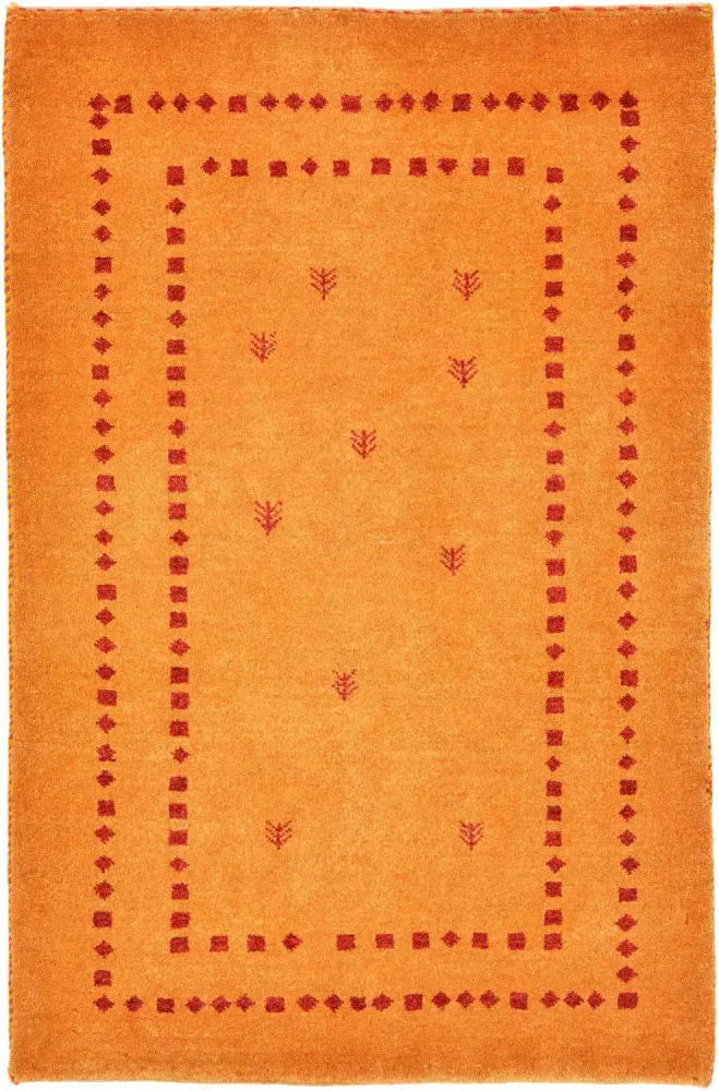 Gabbeh teppe - Loribaft persisk teppe - 98 x 62 cm - oransje