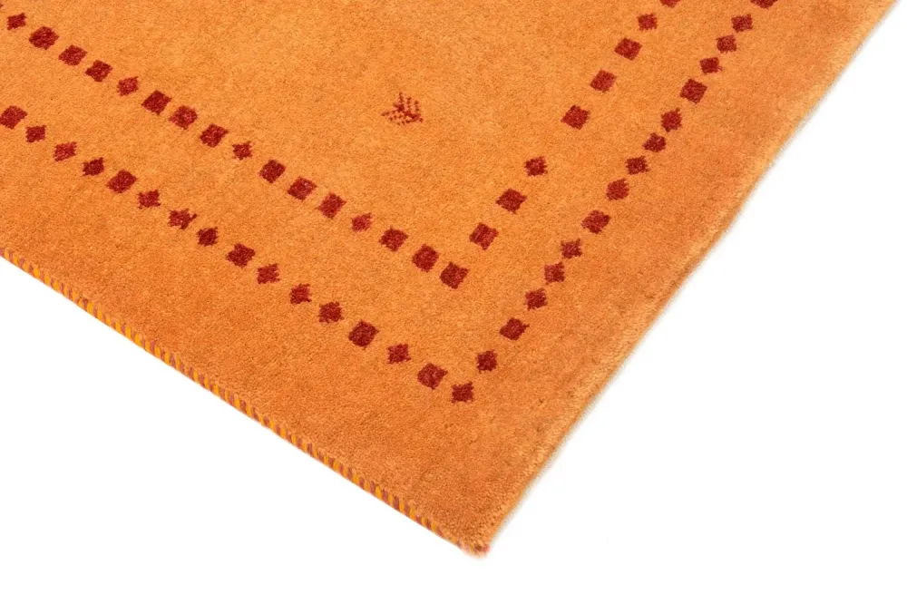 Gabbeh teppe - Loribaft persisk teppe - 98 x 62 cm - oransje