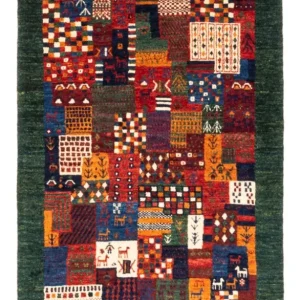 Gabbeh teppe - Loribaft persisk teppe - Royal - 134 x 82 cm - flerfarget