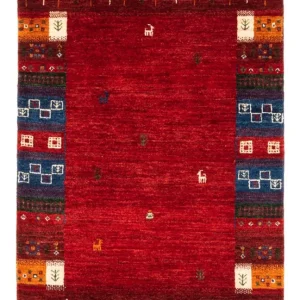 Gabbeh teppe - Loribaft persisk teppe - Royal - 130 x 86 cm - flerfarget