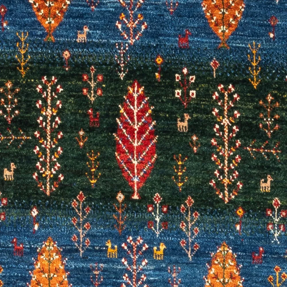 Gabbeh teppe - Loribaft persisk teppe - Royal - 132 x 84 cm - flerfarget