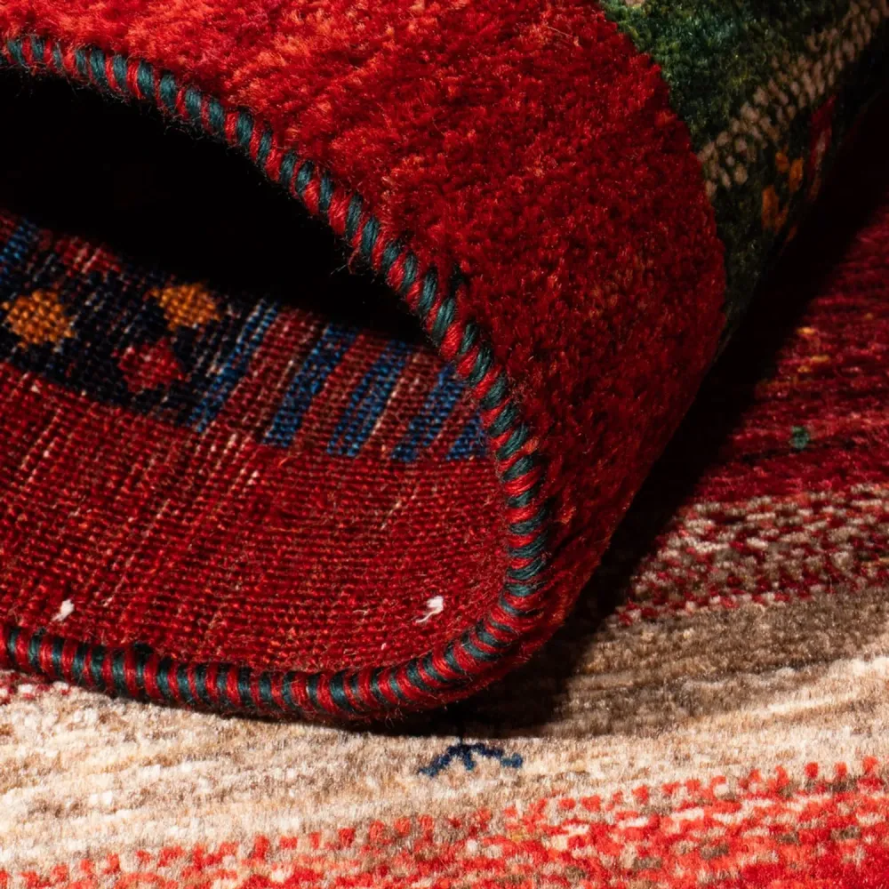 Gabbeh teppe - Loribaft persisk teppe - Royal - 128 x 83 cm - flerfarget