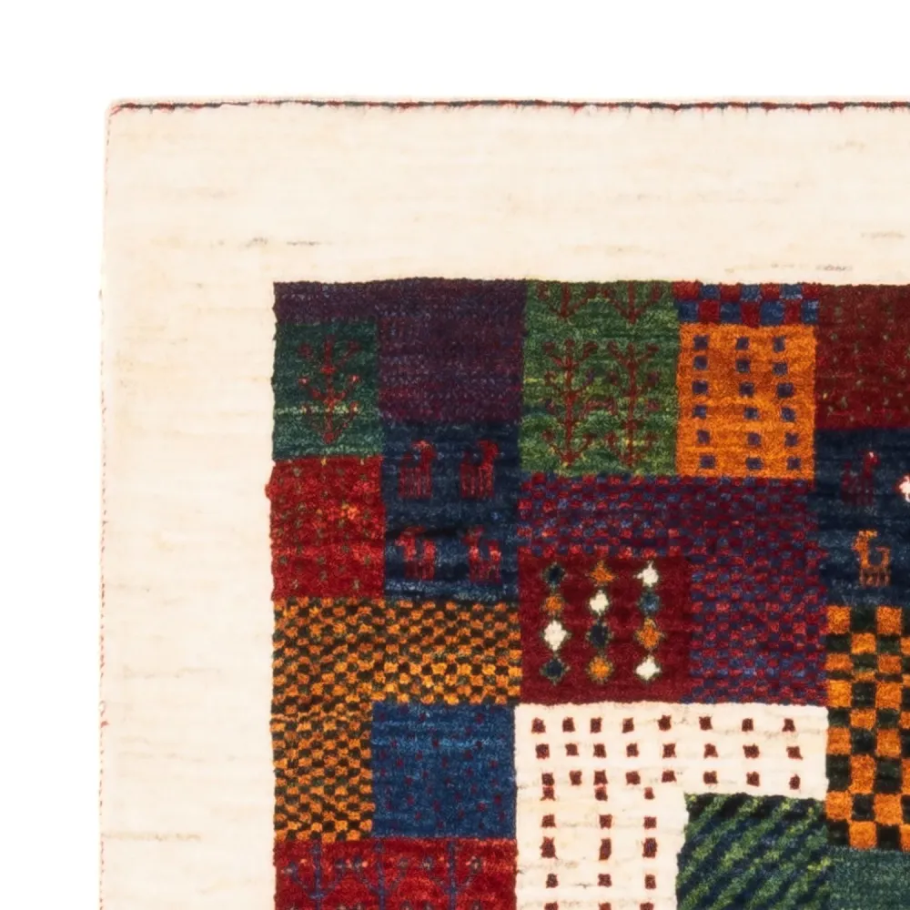 Gabbeh teppe - Loribaft persisk teppe - Royal - 124 x 85 cm - flerfarget