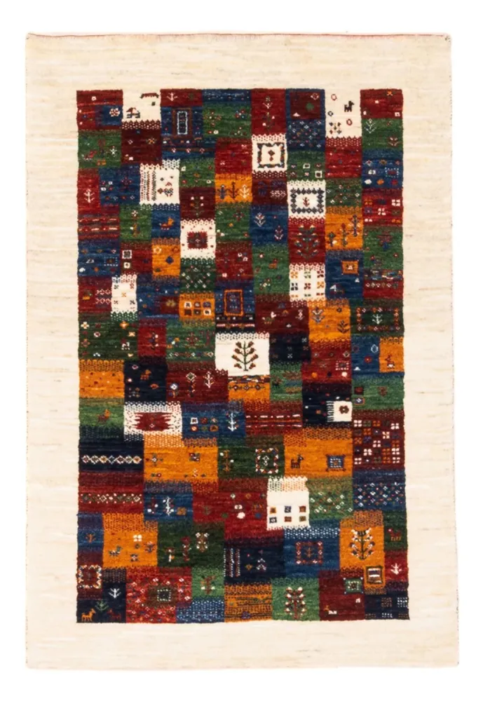 Gabbeh teppe - Loribaft persisk teppe - Royal - 125 x 83 cm - flerfarget