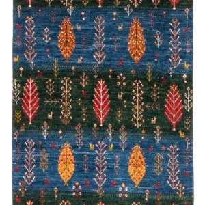 Gabbeh teppe - Loribaft persisk teppe - Royal - 132 x 84 cm - flerfarget
