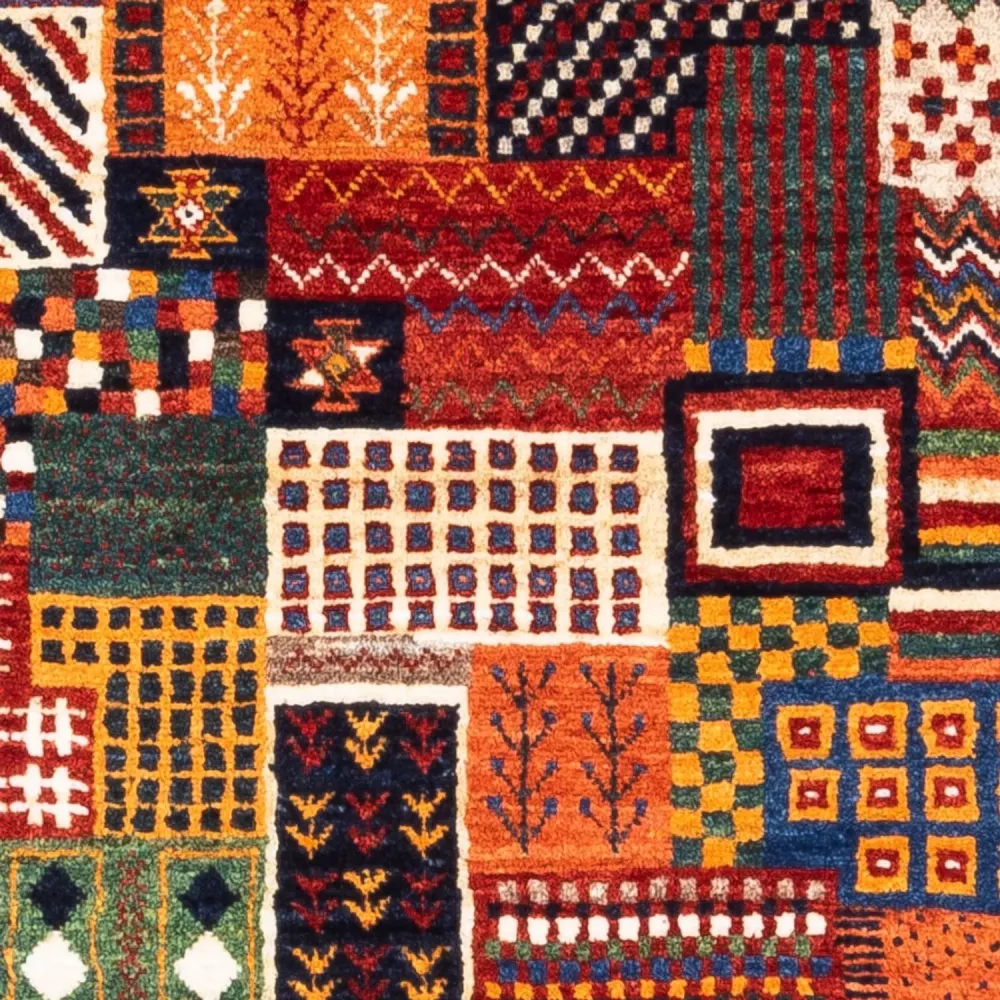 Gabbeh teppe - Loribaft persisk teppe - Royal - 123 x 84 cm - flerfarget