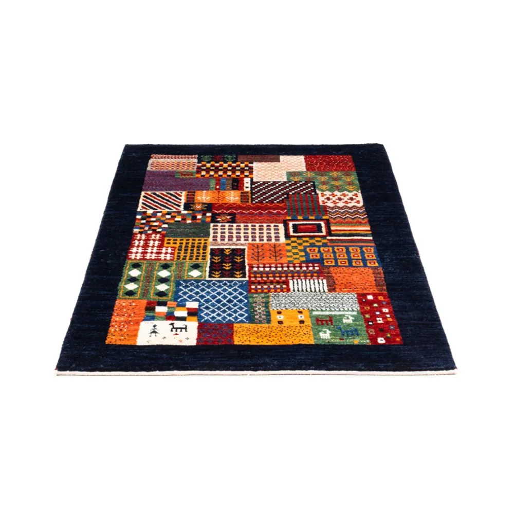 Gabbeh teppe - Loribaft persisk teppe - Royal - 123 x 84 cm - flerfarget