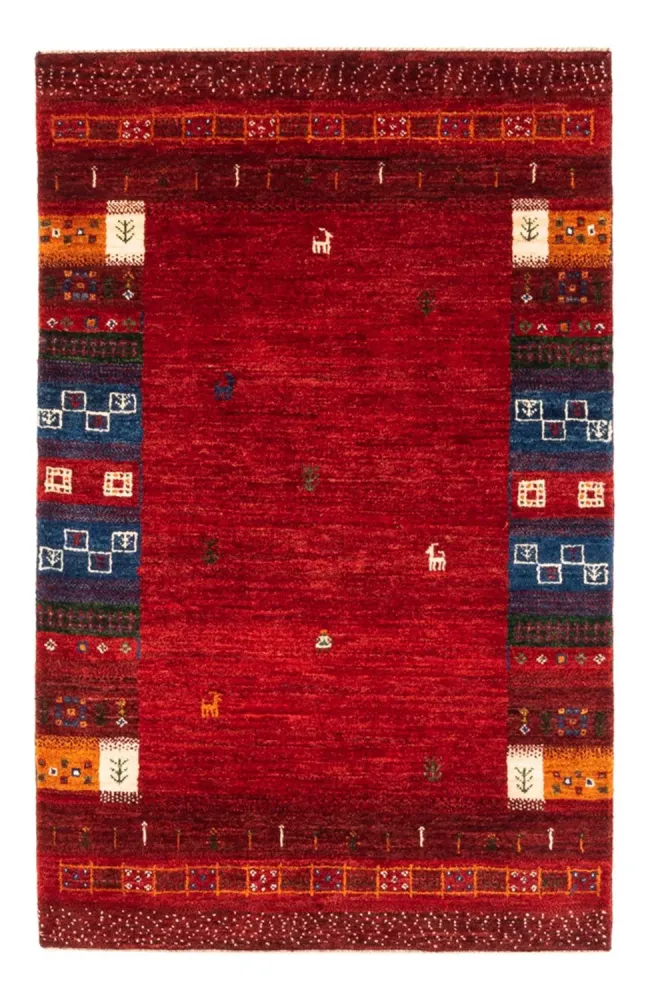 Gabbeh teppe - Loribaft persisk teppe - Royal - 130 x 86 cm - flerfarget