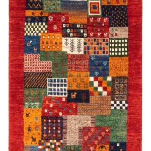 Gabbeh teppe - Loribaft persisk teppe - Royal - 125 x 80 cm - flerfarget