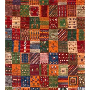 Gabbeh teppe - Loribaft persisk teppe - Royal - 137 x 88 cm - flerfarget