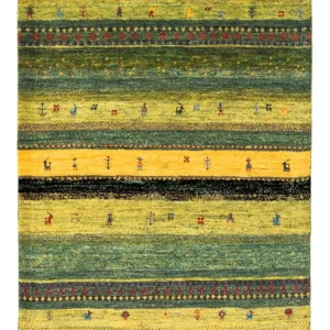 Gabbeh teppe - Loribaft persisk teppe - Royal - 128 x 85 cm - flerfarget