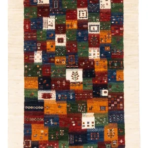 Gabbeh teppe - Loribaft persisk teppe - Royal - 125 x 83 cm - flerfarget