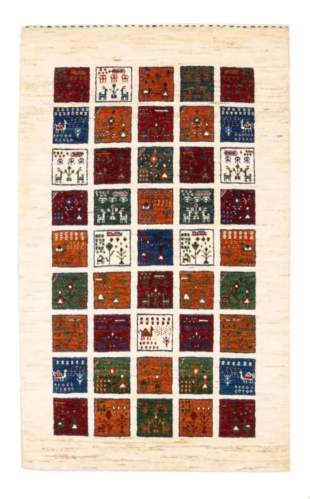 Gabbeh teppe - Loribaft persisk teppe - Royal - 132 x 84 cm - flerfarget