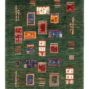 Gabbeh teppe - Loribaft persisk teppe - Royal - 135 x 83 cm - flerfarget