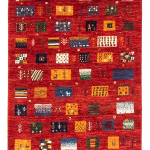 Gabbeh teppe - Loribaft persisk teppe - Royal - 130 x 85 cm - flerfarget