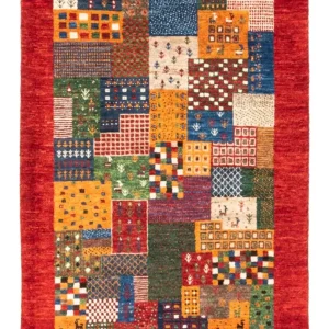 Gabbeh teppe - Loribaft persisk teppe - Royal - 126 x 86 cm - flerfarget