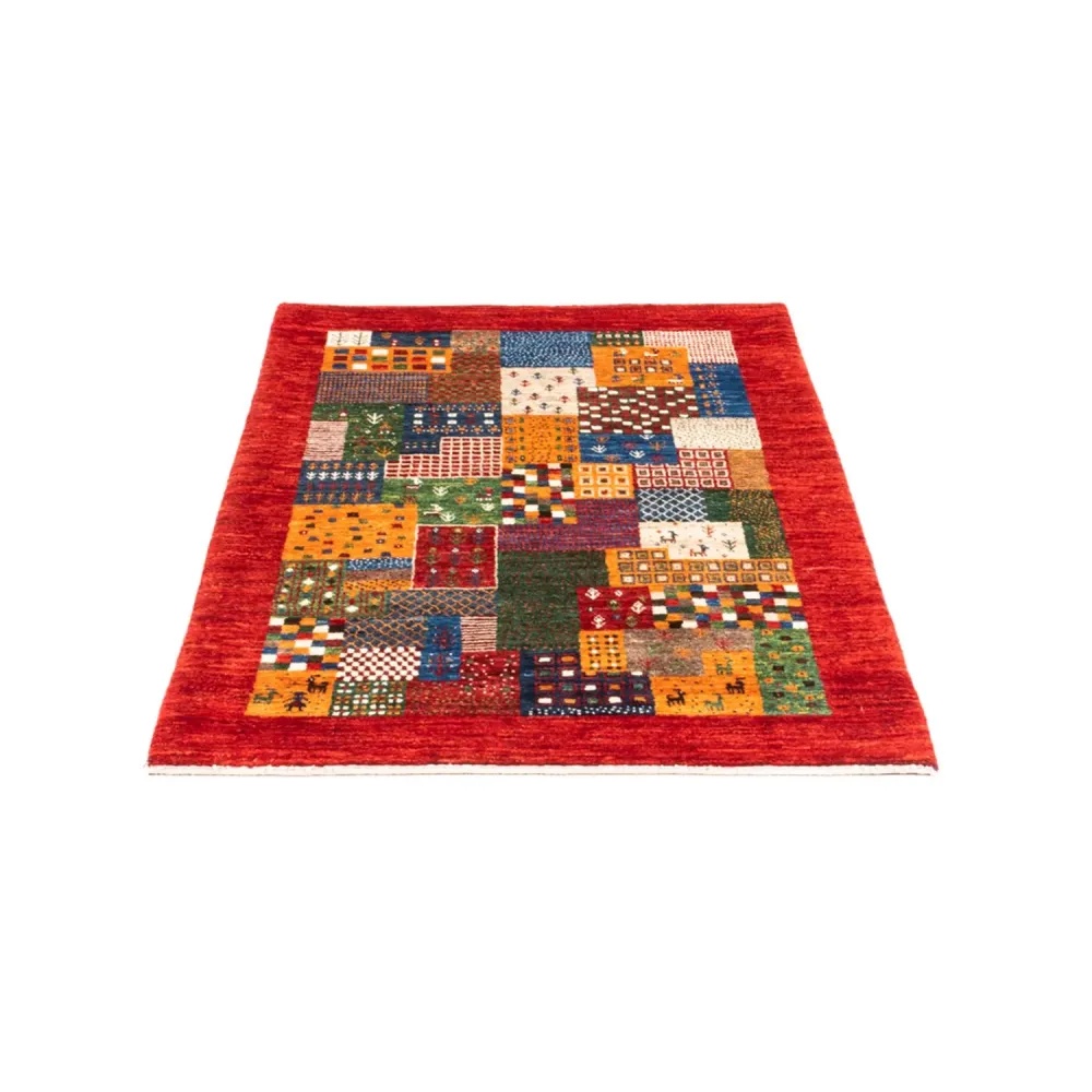 Gabbeh teppe - Loribaft persisk teppe - Royal - 126 x 86 cm - flerfarget