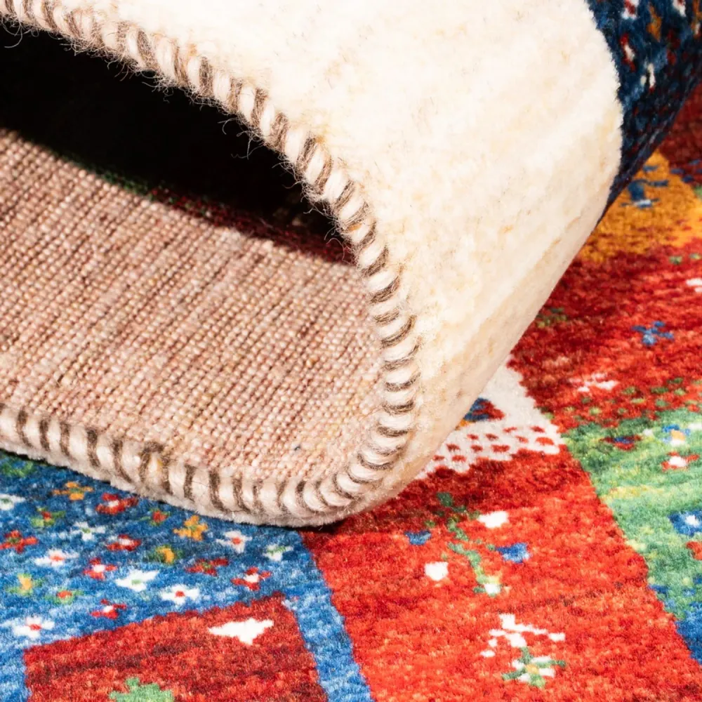 Gabbeh teppe - Loribaft persisk teppe - Royal - 125 x 83 cm - flerfarget