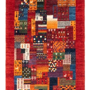 Gabbeh teppe - Loribaft persisk teppe - Royal - 130 x 83 cm - flerfarget