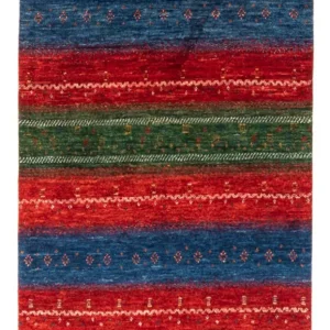Gabbeh teppe - Loribaft persisk teppe - Royal - 140 x 85 cm - flerfarget