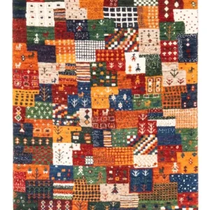 Gabbeh teppe - Loribaft persisk teppe - Royal - 125 x 80 cm - flerfarget