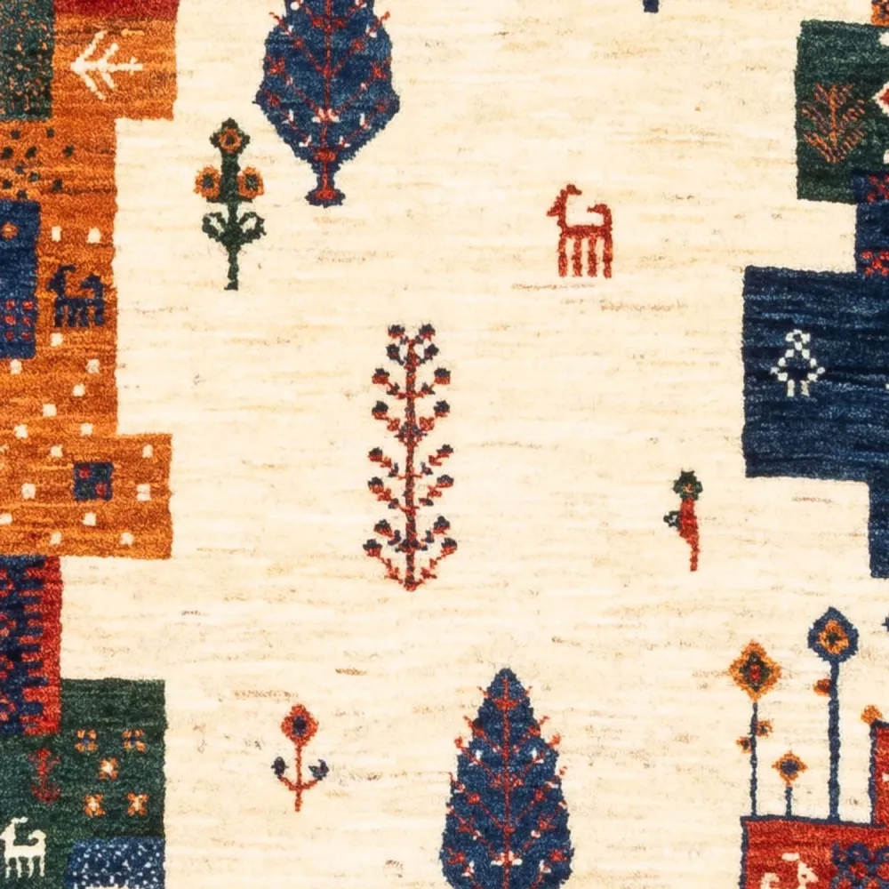 Gabbeh teppe - Loribaft persisk teppe - Royal - 130 x 85 cm - flerfarget