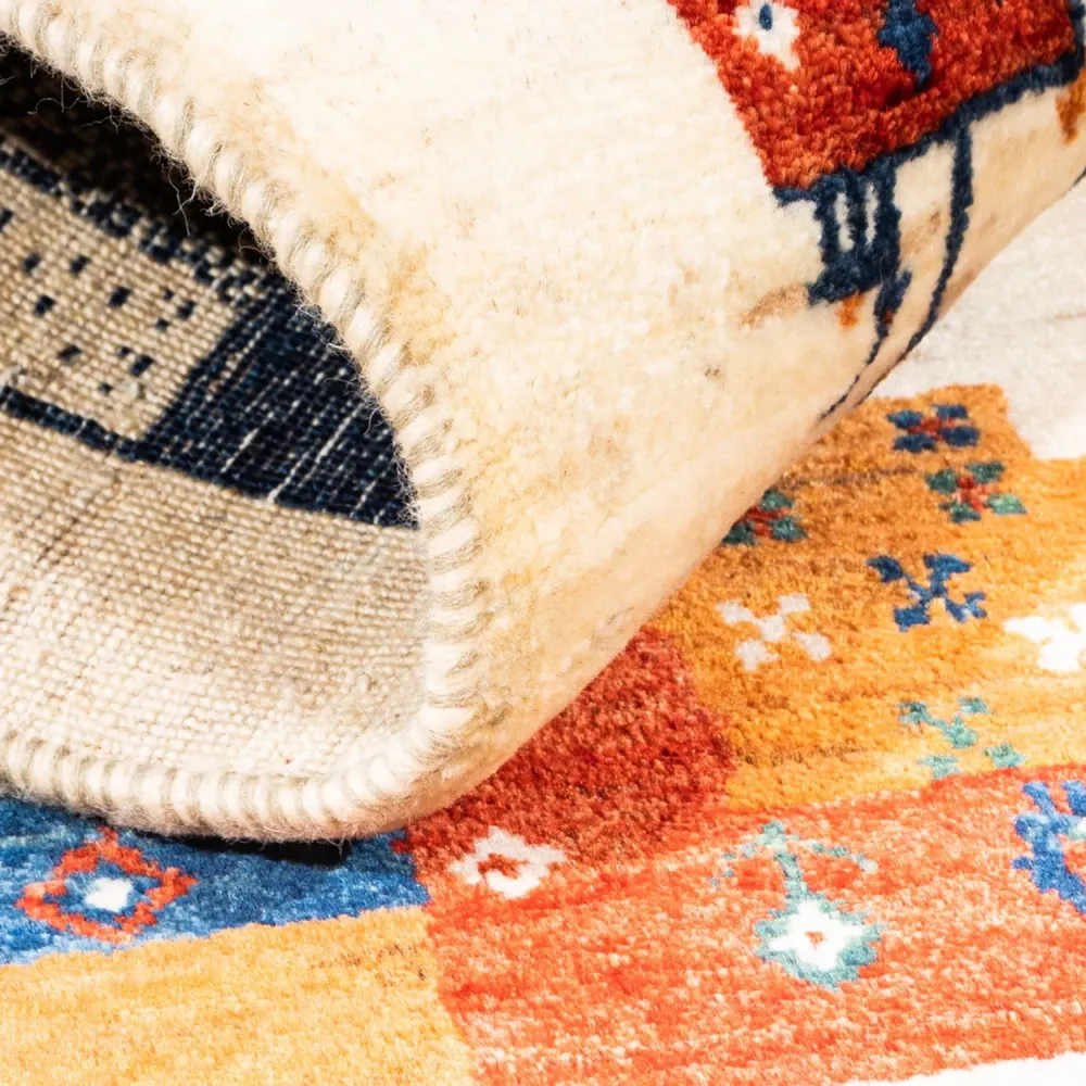 Gabbeh teppe - Loribaft persisk teppe - Royal - 130 x 85 cm - flerfarget
