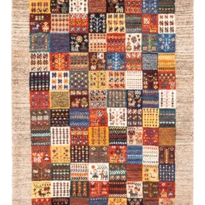 Gabbeh teppe - Loribaft persisk teppe - Royal - 132 x 84 cm - flerfarget