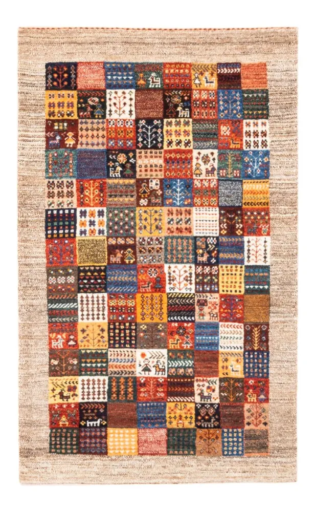 Gabbeh teppe - Loribaft persisk teppe - Royal - 132 x 84 cm - flerfarget