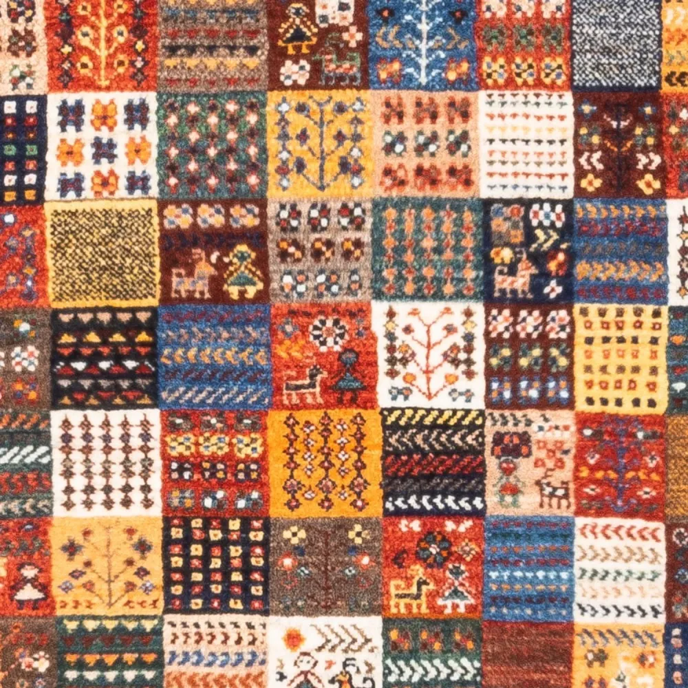 Gabbeh teppe - Loribaft persisk teppe - Royal - 132 x 84 cm - flerfarget