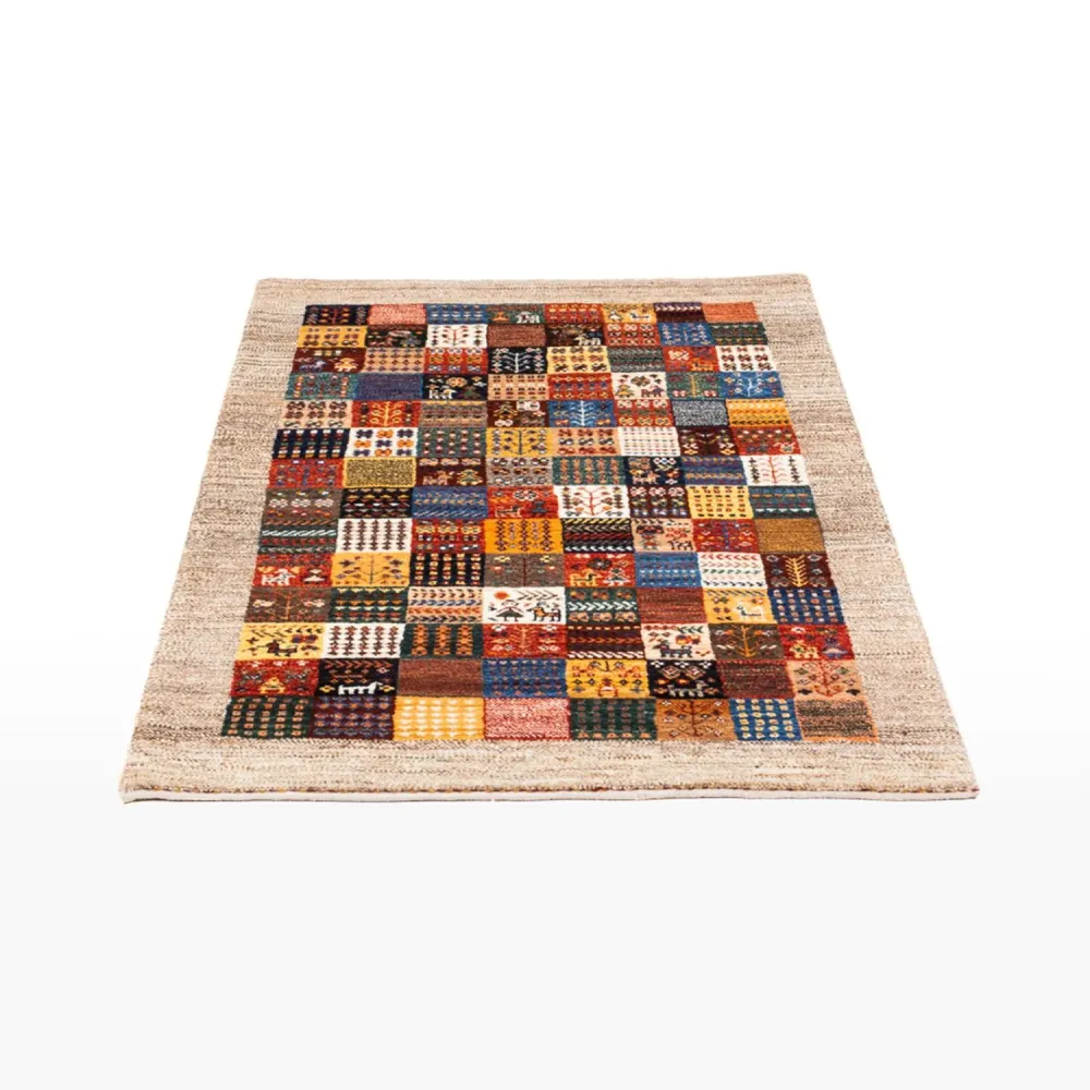 Gabbeh teppe - Loribaft persisk teppe - Royal - 132 x 84 cm - flerfarget
