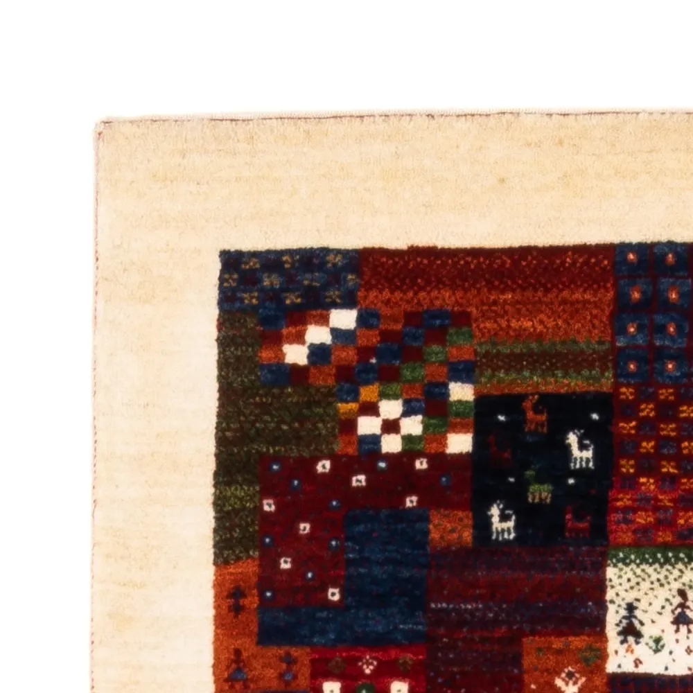 Gabbeh teppe - Loribaft persisk teppe - Royal - 134 x 84 cm - flerfarget