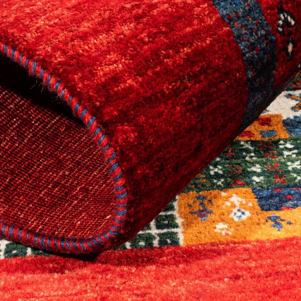 Gabbeh teppe - Loribaft persisk teppe - Royal - 122 x 82 cm - flerfarget