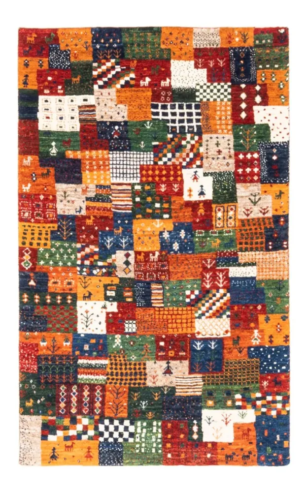Gabbeh teppe - Loribaft persisk teppe - Royal - 125 x 80 cm - flerfarget
