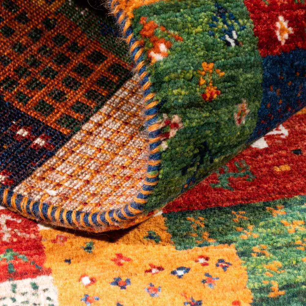 Gabbeh teppe - Loribaft persisk teppe - Royal - 125 x 80 cm - flerfarget