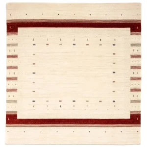 Gabbeh teppe - Loribaft persisk teppe square - 255 x 255 cm - beige