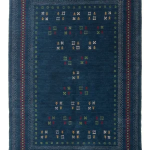 Gabbeh teppe - Loribaft Softy - 197 x 143 cm - flerfarget