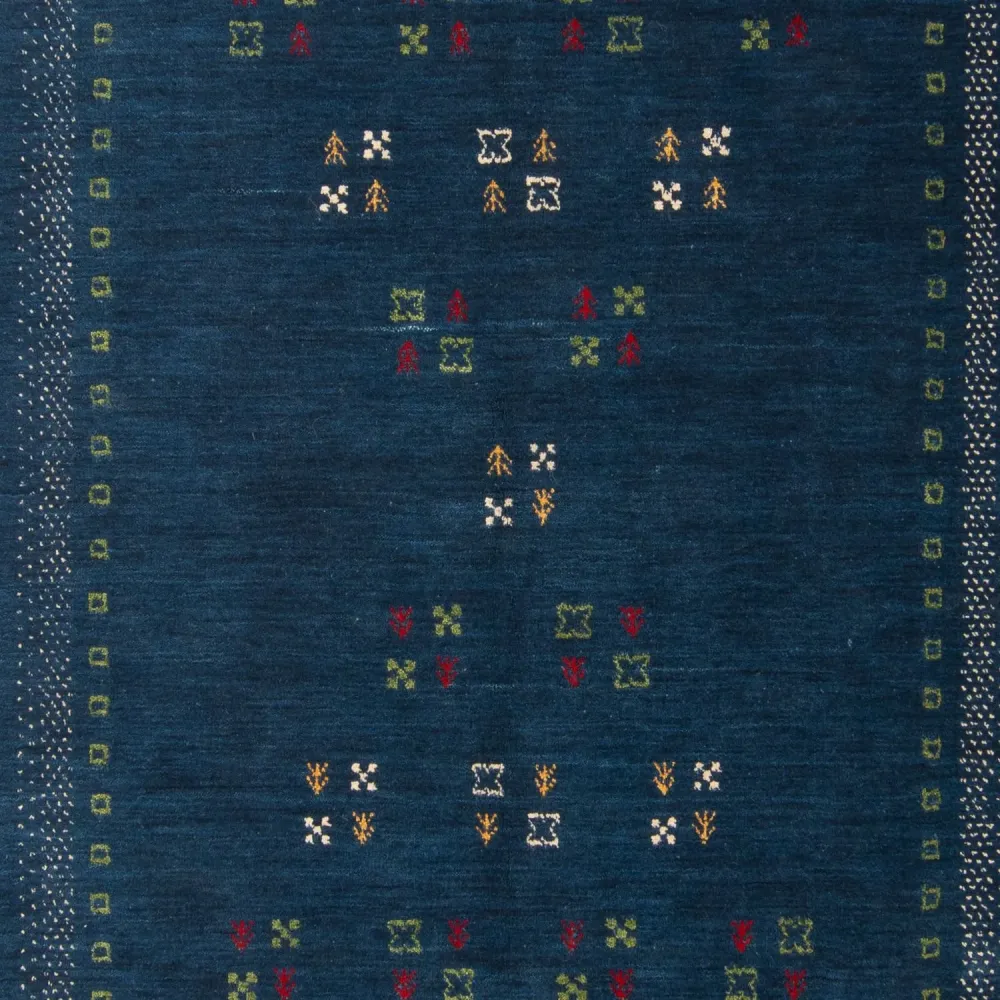 Gabbeh teppe - Loribaft Softy - 197 x 143 cm - flerfarget
