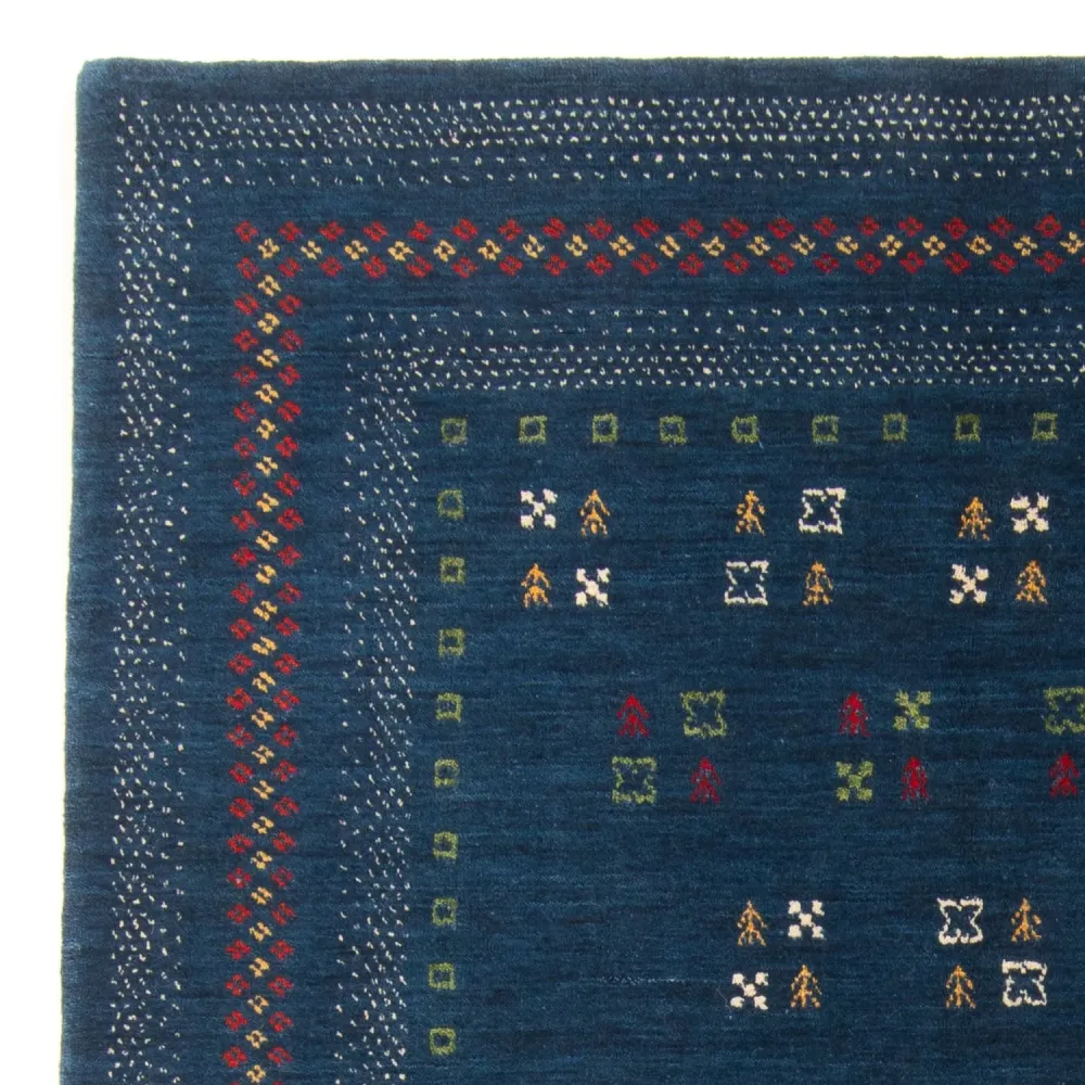 Gabbeh teppe - Loribaft Softy - 197 x 143 cm - flerfarget
