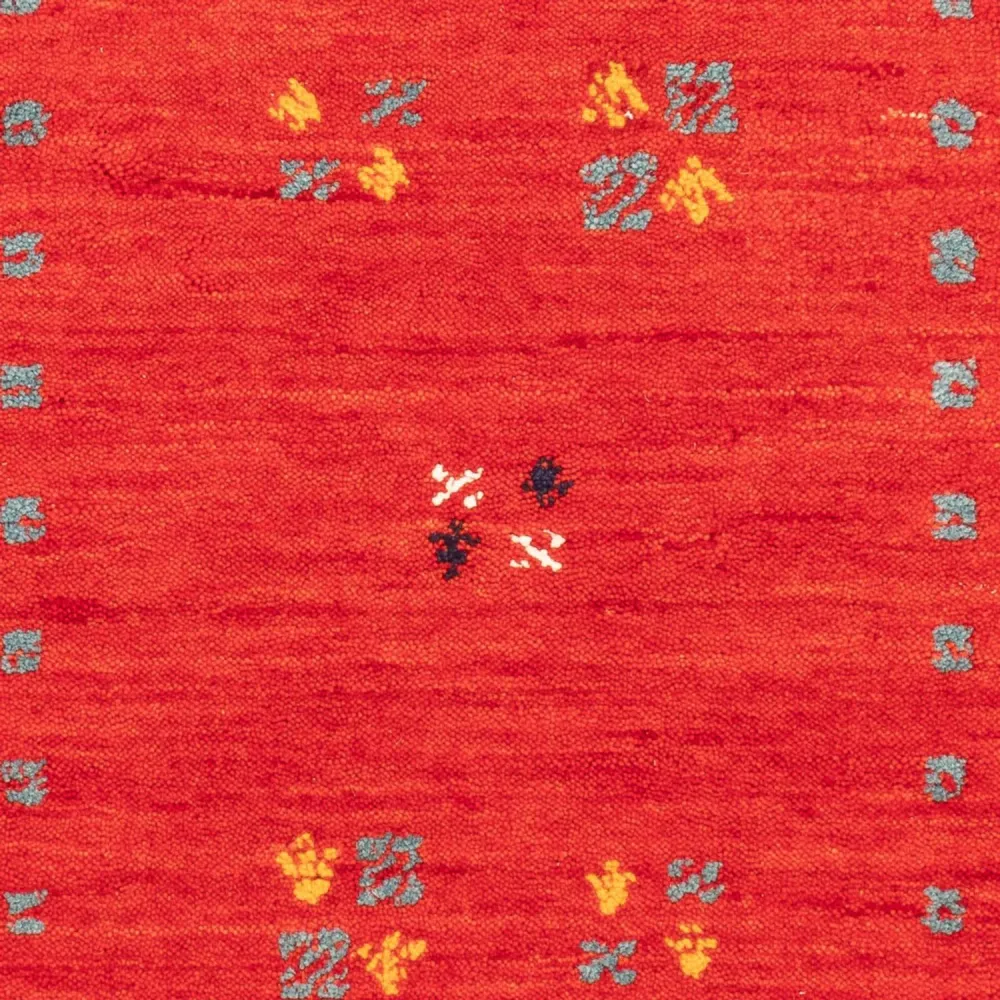 Gabbeh teppe - Loribaft Softy - 90 x 60 cm - rød
