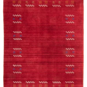 Gabbeh teppe - Loribaft Softy - 240 x 170 cm - mørk rød