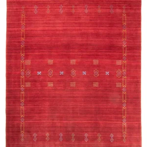 Gabbeh teppe - Loribaft Softy - 240 x 170 cm - mørk rød