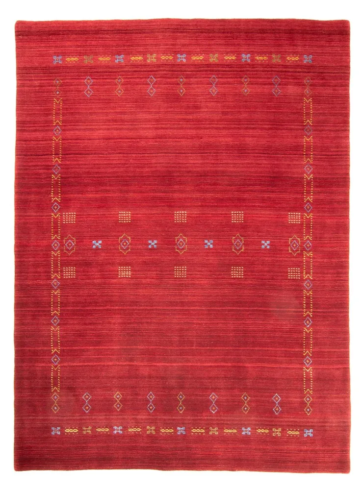 Gabbeh teppe - Loribaft Softy - 240 x 170 cm - mørk rød