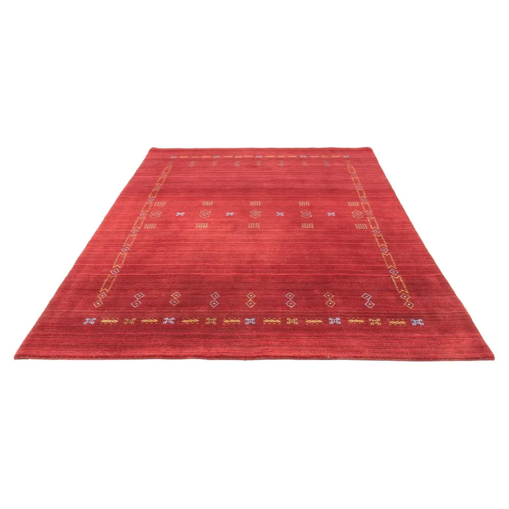 Gabbeh teppe - Loribaft Softy - 240 x 170 cm - mørk rød
