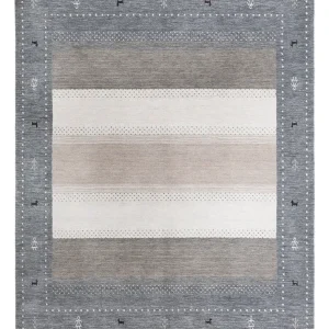 Gabbeh teppe - Loribaft Softy - 240 x 170 cm - grå