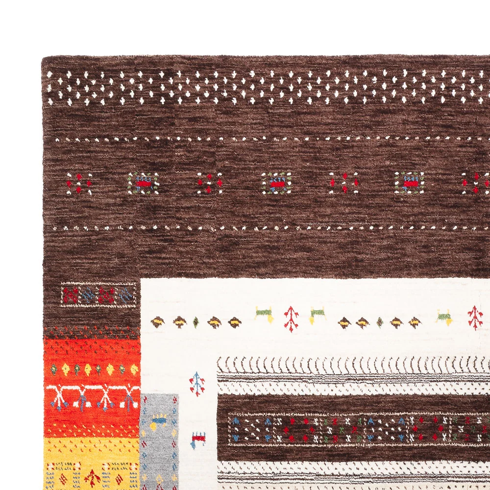 Gabbeh teppe - Loribaft Softy - 240 x 170 cm - flerfarget
