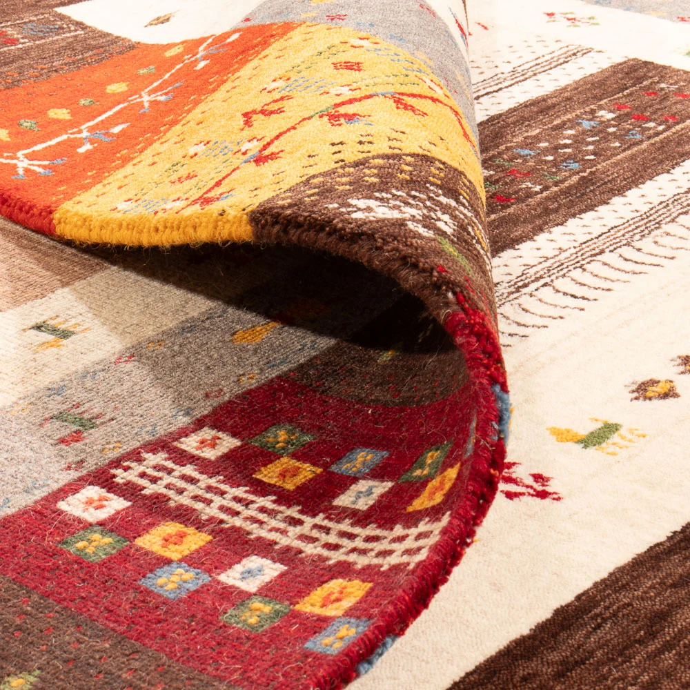 Gabbeh teppe - Loribaft Softy - 240 x 170 cm - flerfarget